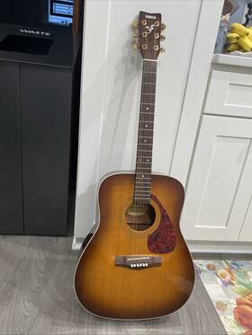 F345sy Yamaha F345 Sy Tbs Acoustic Guitar Tobacco Brown Sunburst