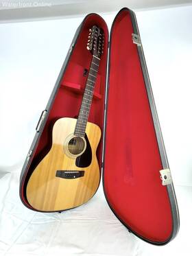 Yamaha Fg-210-1 12 String - Acoustic Guitar Preowned In Hard Case