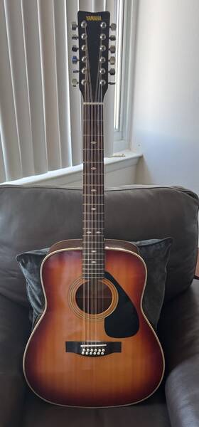 Yamaha Fg-412sbii 12-string Acoustic Guitar Ex Condition Just Serviced