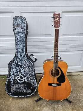 Fg-420a Yamaha Vintage Acoustic Guitar Right-hand New Strings Hard Case And Video