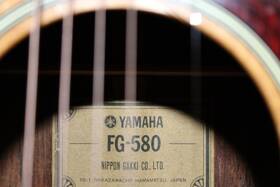 Fg-580 Yamaha Japanese Handcrafted Acoustic Guitar Fg-580 Yamaha Japanese Handcrafted Acoustic Guitar