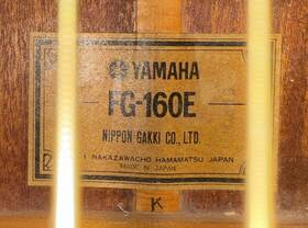 Fg160e Yamaha Acoustic Guitar-nippon Gakki-made In Japan-all Original-see Video