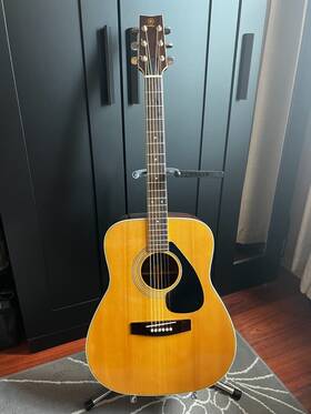 Fg180-1 Yamaha Guitar Fg 180 Black Label Beautiful Sound Great Condition