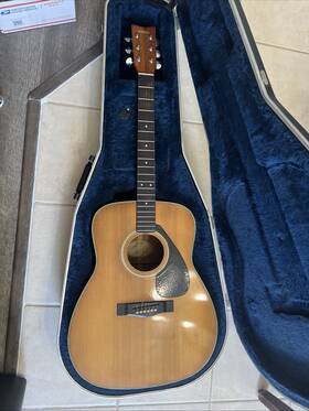 Fg335ii Yamaha Vintage Fg-335 Ii Acoustic Guitar Tan Label Read Retail