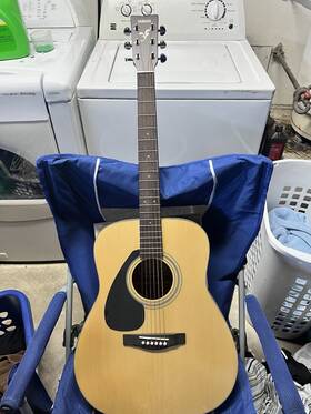 Yamaha Fg413l Left-handed Natural Dreadnought 6-string Acoustic Guitar