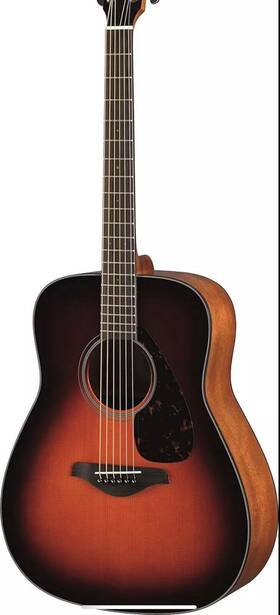 Fg800bsii Yamaha Fg800 Bs Acoustic Guitar Brown Sunburst