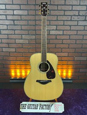 Fg830-1123-u Yamaha Fg830 Solid Top Acoustic Guitar Natural With Gig Bag