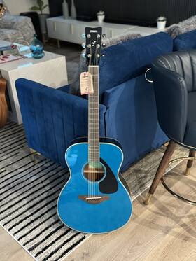 Fs820tq Yamaha Fs Series Turquoise Acoustic Guitar