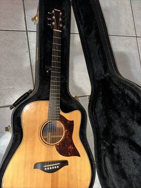 Ikn240420 Yamaha A3m Mahogany Western Cutaway All-solid - Vintage