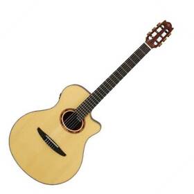 Ntx5 Yamaha Thinline Body Nylon String Acoustic Electric Guitar With Case