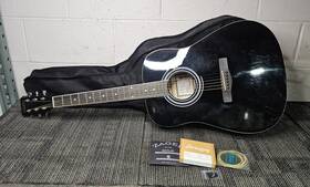 Zad01pk-bk Zager Easy Play Acoustic Guitar With Gig Bag