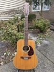 Video Dia Aria Japan 12-STRING Dreadnought Acoustic Guitar Natural Solid Top. Fixed Price $189.00.