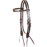 Martin Saddlery Rawhide Laced Browband Headstall - Hermann Oak. Fixed Price $120.00.