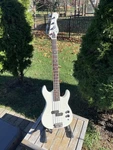 Vintage Kay White Starter Short Scale Electric Bass Guitar KB-15W W/ Case Nice. Fixed Price $329.00.