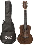 Luna Mahogany Series Uke El, Maluhia Peace A/e Concert Ukulele. Fixed Price $139.00.