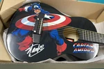 Stan Lee Signed Peavey Marvel Captain America 1/2 Acoustic Guitar & Certificate!. Fixed Price $998.00.