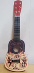 Home The Range Guitar Childs 20" L, 7" W, Missing One String, Wood Red. Fixed Price $19.99.