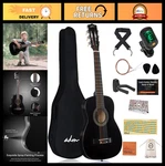 Adm Beginner Acoustic Classical Guitar 30 Inch Nylon Strings Wooden Bundl. Fixed Price $79.19.