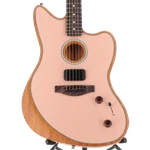 Fender Acoustasonic Player Jazzmaster, Rosewood, Shell Pink (S9) (17447). Fixed Price $959.00.