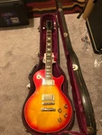 1977 Gibson Les Paul Sunburst Guitar Deluxe W/ Original Case. Fixed Price $2450.00.