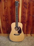 Martin Dreadnought Junior Jr Guitar All Solid Wood W/ Gig Bag. Fixed Price $349.00.