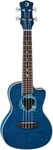 Luna Concert Uke Ukulele Acoustic/electric Flame Top Transparent Blue W/bag. Fixed Price $299.00.