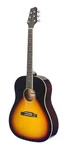 Stagg Acoustic Guitar Slope Shoulder Sunburst Left Hand. Fixed Price $307.65.