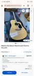 Vintage Gibson Maestro Macinach Acoustic 6-STRING Guitar For Restoration. Fixed Price $104.50.