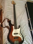 Samick Electric Bass Guitar Used. Fixed Price $106.50.