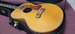 1970S Ventura V-200B Blonde Jumbo Acoustic Guitar W/ Case. Fixed Price $999.00.