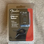 Black Fender Chromatic Clip-on Tuner FT-004. Fixed Price $10.00.