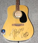 Post Malone Signed Acoustic F/s Guitar F-1 Trillion Country Austin Beckett Coa. Fixed Price $1274.99.