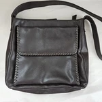 Crossroads Shoulder Bag Brown Vintage Large Stitch Trim. Fixed Price $7.00.