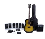Keith Urban Player Acoustic Electric Guitar Ripcord 40-PC Brazilian Burst Right. Fixed Price $854.91.
