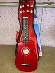 Savannah SU-105-RD Soprano Size Acoustic Ukulele Uke With Gig Bag Red. Fixed Price $35.00.