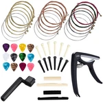 Anvin Acoustic Guitar Accessories Kit - Replacement Strings, Picks, Capo, Str.... Fixed Price $23.84.