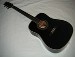 George Washburn Model D10B Black 6-STRING Acoustic Guitar. Fixed Price $179.99.