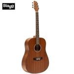 Stagg Series Sapele Acoustic Dreadnought Guitar Natural SA25-D-MAHO. Fixed Price $189.99.