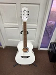 Luna Aurora Borealis 3/4 Antique White Sparkle Acoustic Guitar Wht Local. Fixed Price $199.99.