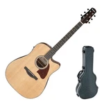 Ibanez AAD51CE Advanced Series Acoustic Guitar, Natural + MR600AC Roadtour Case. Fixed Price $629.99.