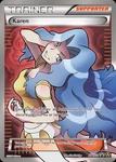 Pokemon Karen (XY177A/219) Alternate Art Lp Holo. Fixed Price $56.95.