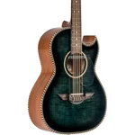 H. Jimenez LBQ1E El Estandar Flame Maple Top A/e Bajo Quinto Transparent Black. Fixed Price $858.99.