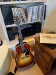 Gibson Acoustic J-45 2025 Studio Rosewood Burst Acou/elec Guitar & Ohsc. Fixed Price $1699.00.