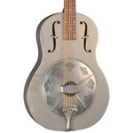 Regal RC43 Antiqued Nickelplated Body Triolian Resonator Guitar. Fixed Price $935.00.