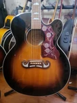 Epiphone J200 Studio Cutaway Acoustic Electric Guitar Sunburst. Fixed Price $450.00.
