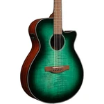 Ibanez AEG70 Flamed Maple Top Grand Concert A/e Guitar Emerald Burst Refurbished. Fixed Price $439.99.