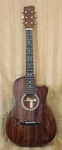 Recording King RP2-729-C All Solid Koa Oo Size Cutaway Acoustic Guitar With Case. Fixed Price $850.00.