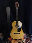 Harmony H5422 1970S Vintage Parlor Acoustic Guitar. Fixed Price $120.00.