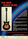 Guild M80 Guitar Vintage 1981 Creem Print Ad Wall Art Decor. Fixed Price $17.99.