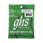 Bright Bronze Acoustic Guitar Strings Ultra Light Gauge 10-46 (BB10U Set).... Fixed Price $21.00.